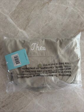 THE FOGGY DOG | Sage Raincoat | Size: Small | Embroidered “Theo”